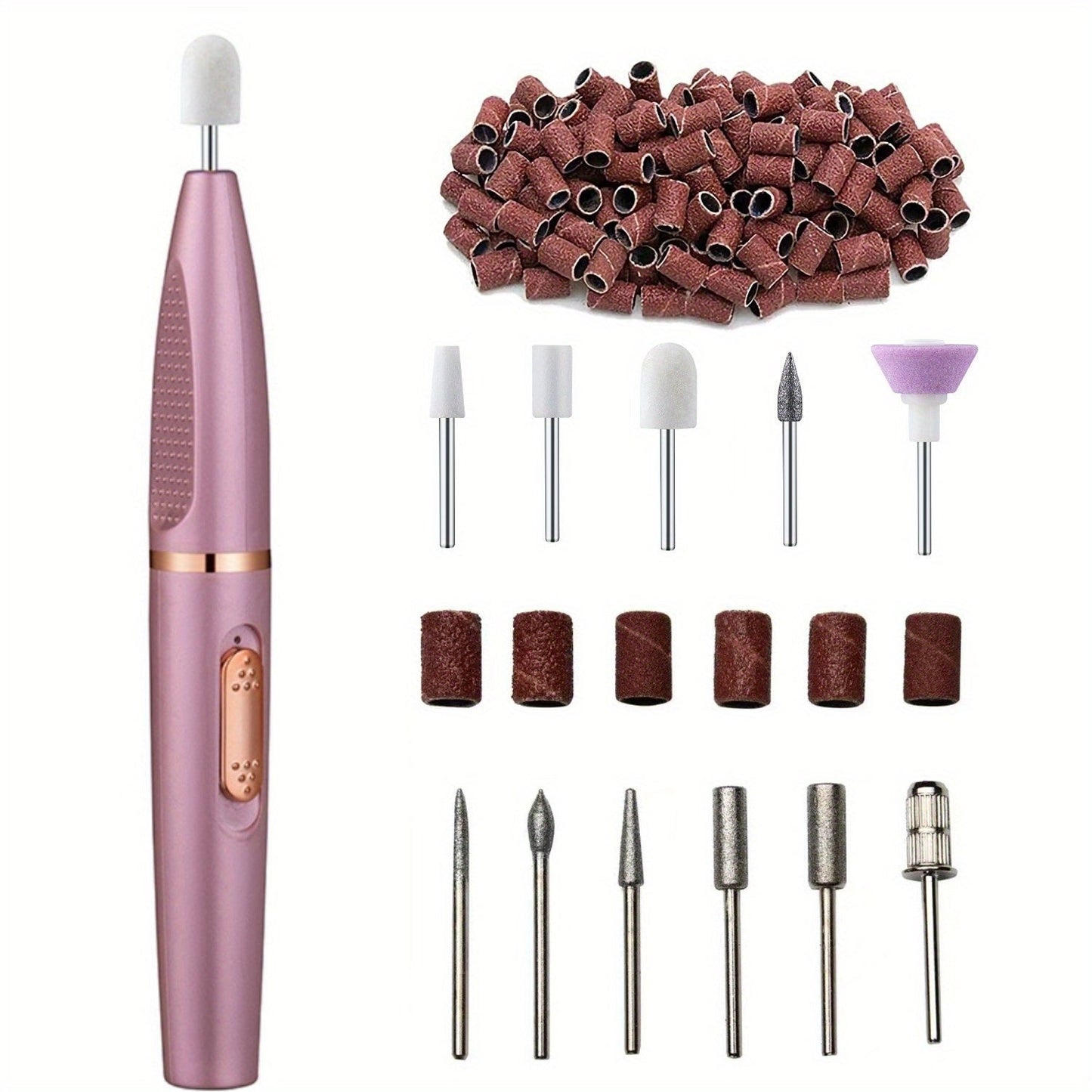 Smooth and Shine Your Nails with This Electric Nail Grinder and Manicure Pen Set!