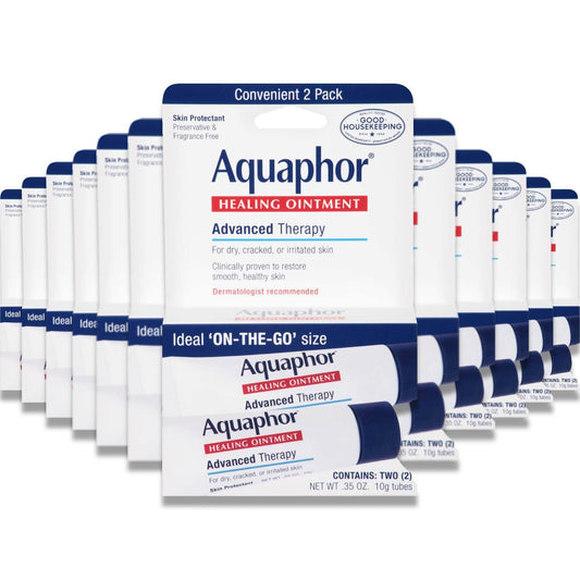 Aquaphor - Healing Skin Ointment, Advanced Therapy, 2 Pack - 0.35 Oz - 24 Pack