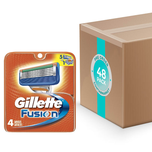 Gillette Fusion Razor Cartridges 4 ct Carded  48 Pack