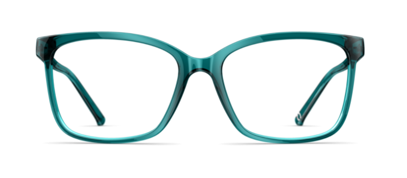neubau optical eyewear prescription glasses unisex ladies women women male square shape sustainable natural plastic eco-friendly acetate made in austria T013 5000 teal