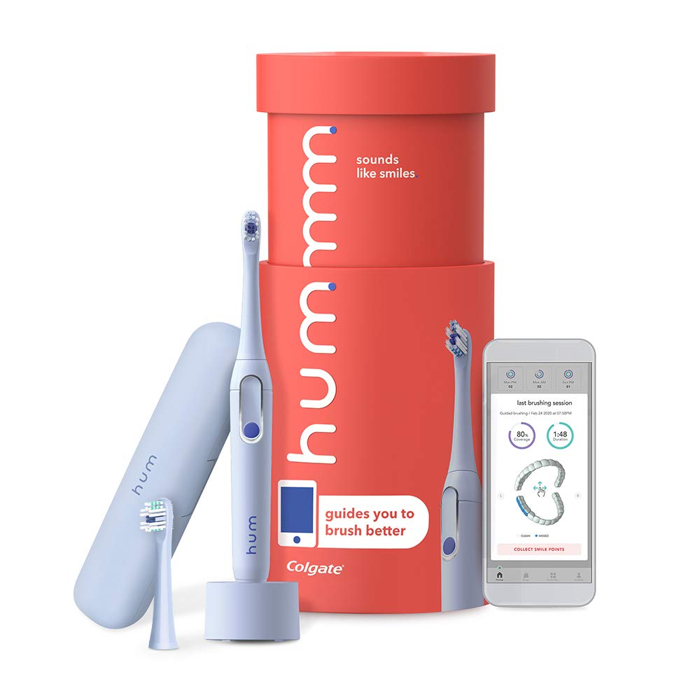 hum by Colgate Smart Electric Toothbrush Kit Beauty & Personal Care Blue - DailySale
