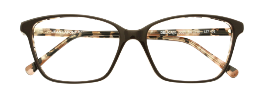 lafont delicate handmade in france plastic acetate women ladies female basic traditional classic elegant 5081 brown front