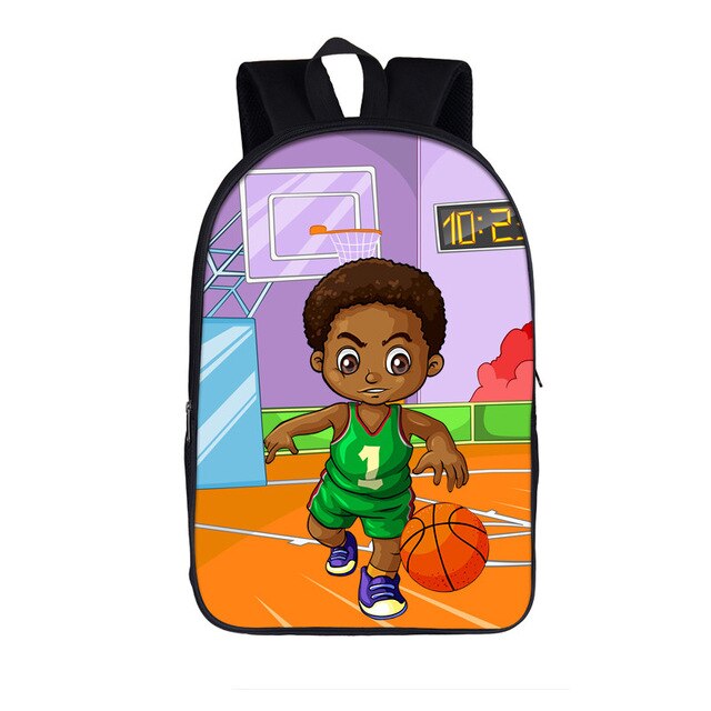 Afrocentric Boys Backpack Bags (Standard Size)