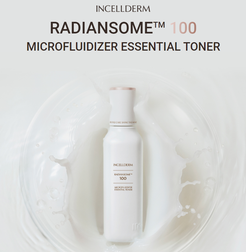INCELLDERM Radiansome?100 Microfluidizer Essential Toner