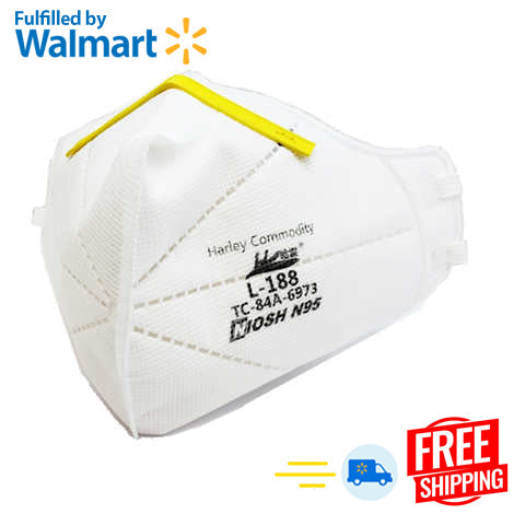 N95 Particulate Respirator (20 pack) Model No L-188 (Canada Health Approved)